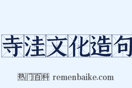 寺洼文化造句是什么意思的图片